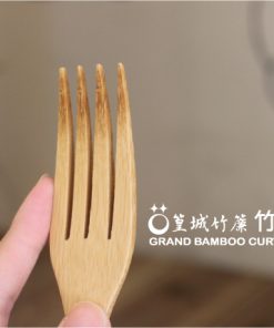 簡約天然【大竹叉/一支/21.5公分】西餐用大叉