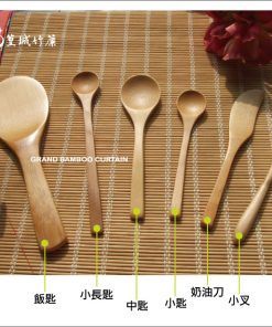 自然禪風系列【小湯匙-有漆/1支】野餐餐具‧適用於開店餐廳、自用、野餐小物